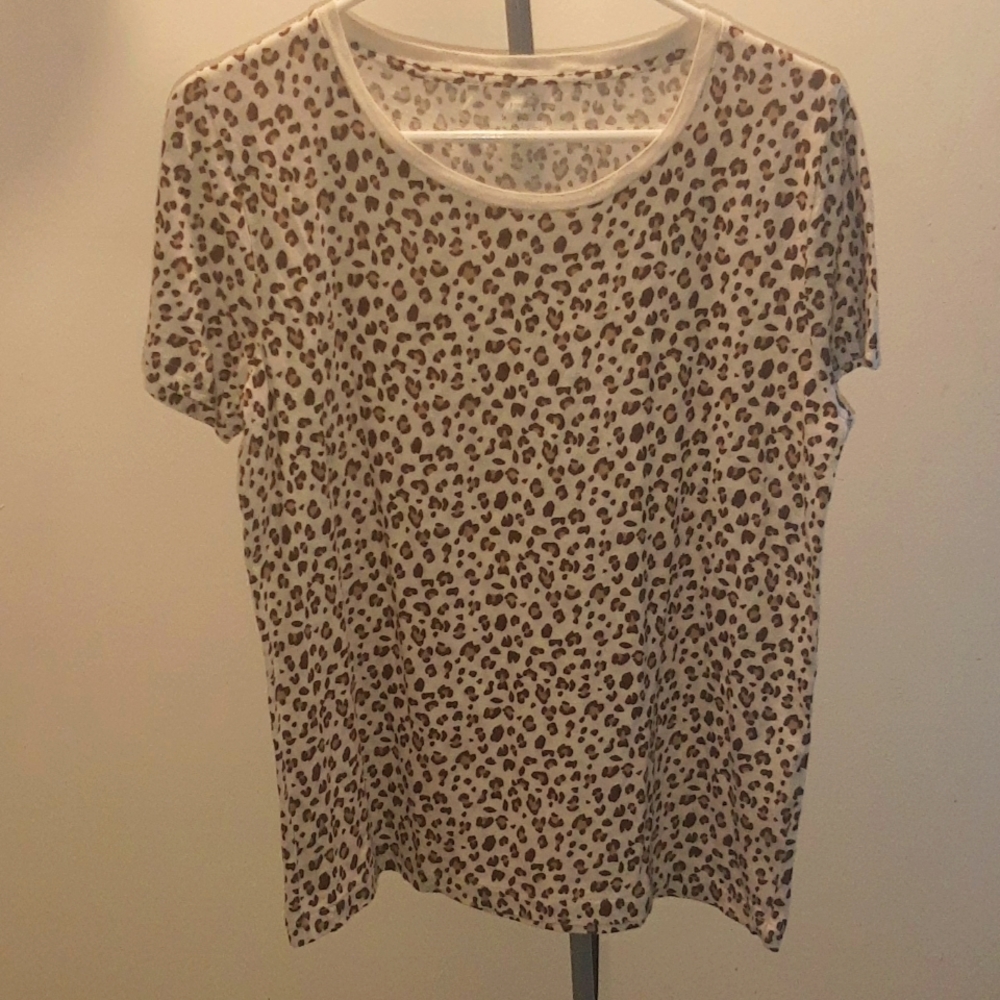 Cheetah Print J. Crew T-shirt top